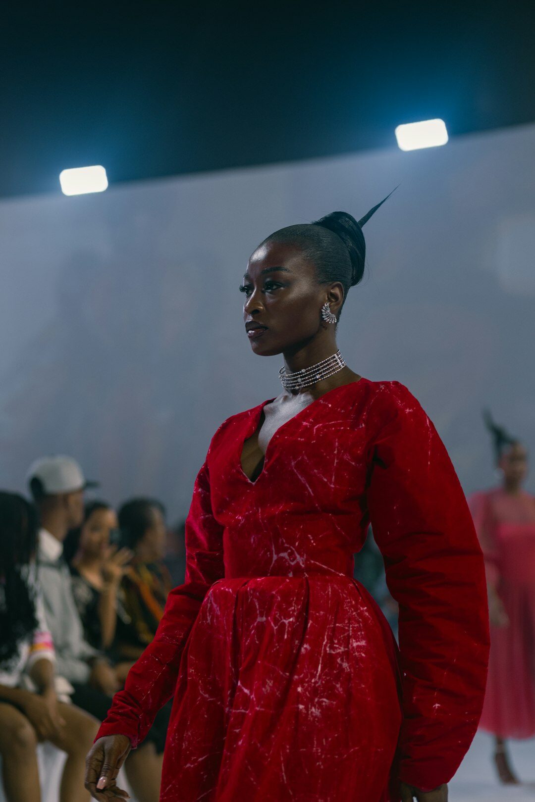celebrity fashion runway